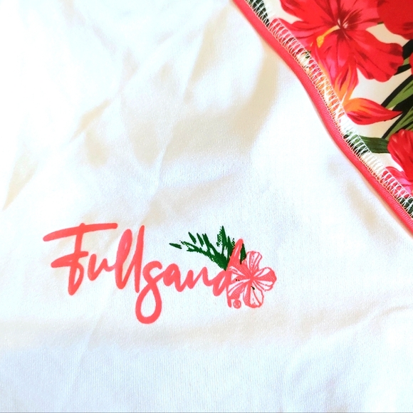 Floral UV protective swim top rashguard - Picture 2 of 4